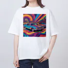 ぽりぽりのお店のサイケデリックCAR Oversized T-Shirt