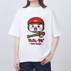 マッシュ・ラビのマッシュ・ラビ(赤・野球) Oversized T-Shirt