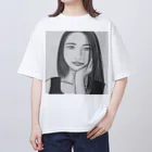 Logic RockStar のMonotone Girl オーバーサイズTシャツ