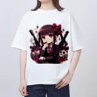 推しの美少女とアイドルのマフィア系少女 Oversized T-Shirt