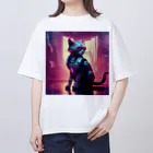 fancygraphicのサイボーグキャット オーバーサイズTシャツ