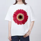 SHINZO DESIGNのガーベラちゃん【レッド】 Oversized T-Shirt