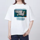 Earth-HarmonyのPeace　平和の鳩 オーバーサイズTシャツ