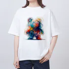 あんぽぴゅらーあーてぃすとのMonstar2 オーバーサイズTシャツ