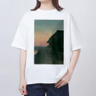 世界美術商店の森ケ崎の夕日 / Sunset at Morigasaki Oversized T-Shirt