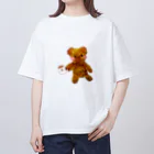 nnitdoll@なないち🧸🧶のクマのドリンクたいむ Oversized T-Shirt