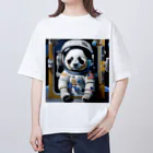 SHIZUKUの宇宙パンダ オーバーサイズTシャツ