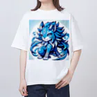 kenken-kenkenショップのAOkomainu君 オーバーサイズTシャツ