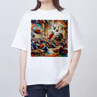 7no70の宮清め オーバーサイズTシャツ