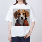 merciのかわいい　犬 Oversized T-Shirt