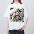 ゆかまるSHOPの葉桜 Oversized T-Shirt