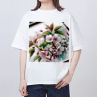 ゆかまるSHOPの葉桜 オーバーサイズTシャツ