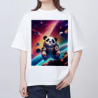 BRAVO DESIGNの宇宙飛行士パンダ オーバーサイズTシャツ