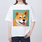 K-SHIKI_JapanesethingsのAKITAINUくん オーバーサイズTシャツ