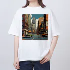 American Comic StyleのAmerican Comic Landscape 4 オーバーサイズTシャツ