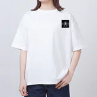 バンク角 大きすぎライダーのイカしたトレーニングロゴ Oversized T-Shirt