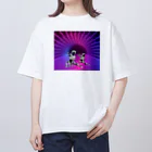 MEGROOVEの踊るロボット🤖 オーバーサイズTシャツ