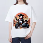 Cielo5924のカウボーイペンギン Oversized T-Shirt