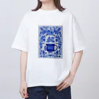 (っ◔◡◔)っ ♥ Le Petit Trésor ♥の花の詩カップ(The Flower Poetry Cup) オーバーサイズTシャツ