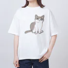 猫屋カエデのハチワレ Oversized T-Shirt