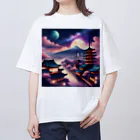 WifebearのJapan Galaxy Oversized T-Shirt