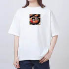 happiness_shopの華やかな日本料理の世界へようこそ Oversized T-Shirt