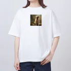 hono想(そう)イタグレ日記の笑顔のラブラドールレトリバー Oversized T-Shirt