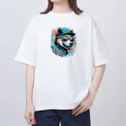 Design HarborのCool Dog Oversized T-Shirt