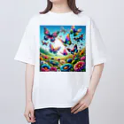 すずらん24の幸運のお花畑 Oversized T-Shirt