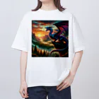 すずらん24の幸運のドラゴン オーバーサイズTシャツ