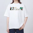 Gasya_Molkkyのガシャちゃんねるバナータイプ オーバーサイズTシャツ