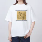 正木嘉兵衛商店のHIDEO MASAKI 生誕120年記念グッズ　【波跳びウサギ】 オーバーサイズTシャツ