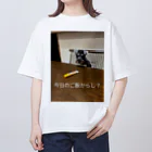 komachi-komaの服　面白い犬 オーバーサイズTシャツ