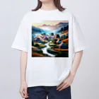 すずらん24の古き良き日本の情景 Oversized T-Shirt