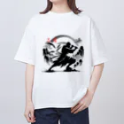 影の戦士コレクションの忍びの風 Oversized T-Shirt