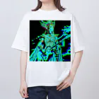 moon_takuanの神功皇后とロック3「Empress Jingu and Rock3」 オーバーサイズTシャツ