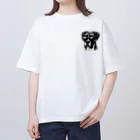 barbyGGGのサングラスのボクサー犬 Oversized T-Shirt