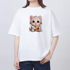 dorakiti0712のにゃんこ先生 Oversized T-Shirt