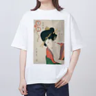 寿めでたや(ukiyoe)の浮世絵：喜多川歌麿_＜教訓親の目鑑＞ オーバーサイズTシャツ