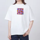 yu_yu_のお菓子大好き Oversized T-Shirt