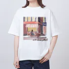 COZY ILLUSTRATION COMPANYのCAFE TIME オーバーサイズTシャツ