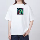 suguru12のキャット&宇宙猫 Oversized T-Shirt