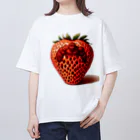 ゴリラショップのThe Mighty Gorilla Strawberry  Oversized T-Shirt