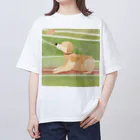 wanyannのtennisdog オーバーサイズTシャツ