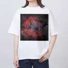 S204_NanaのIC1396 ガーネットスター Oversized T-Shirt