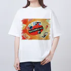 KenHana ハウスのパグ犬　ケンちゃん　花ちゃん オーバーサイズTシャツ