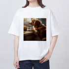 ponazuの帰りを待つ犬 Oversized T-Shirt