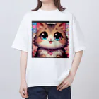 yos-1292583のねこニコばん Oversized T-Shirt