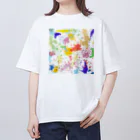 mame SHOPのRAKUGAKI🎨 Oversized T-Shirt