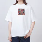 IkeyuのLOVE オーバーサイズTシャツ